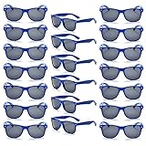 Bulk Kids Orange Sunglasses for Party Favors 20 Pack Neon Color Sunglasses for Daily Costumes Access