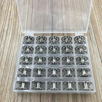 Ev Tipi Aile Dikiş Metal Masurası 25 Adet ve Saklama Kutusu