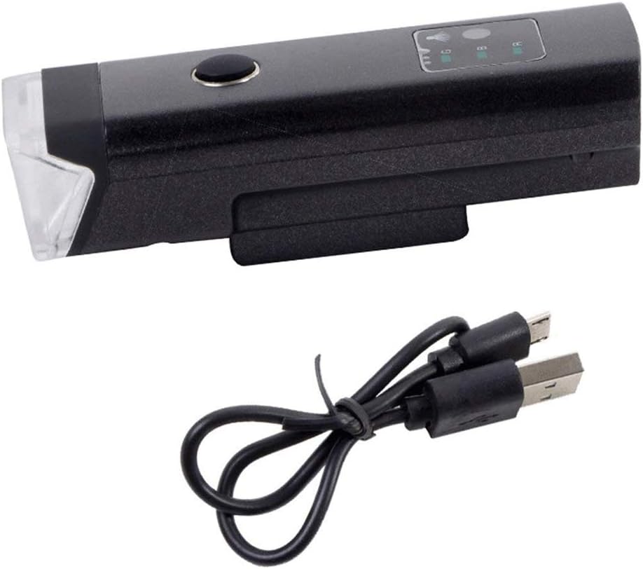 Bicycle Light-Bike Light,Compact, Durable, Waterproof– Secured Hard Mount, USB Rechargeable Headlight for Road, Mountain, Commuter Bicycles