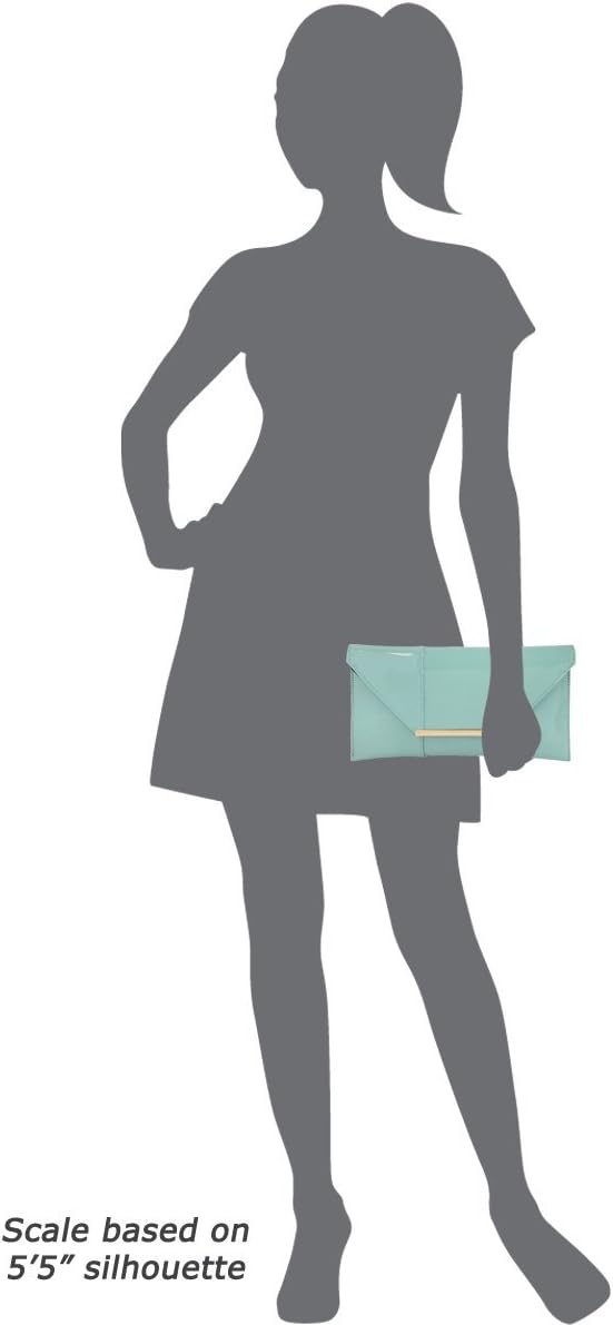 JNB Faux Patent Leather Envelope Candy Clutch - Image 7