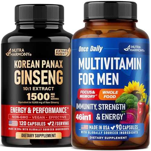 NUTRAHARMONY Panax Ginseng & Multivitamins for Men Capsules