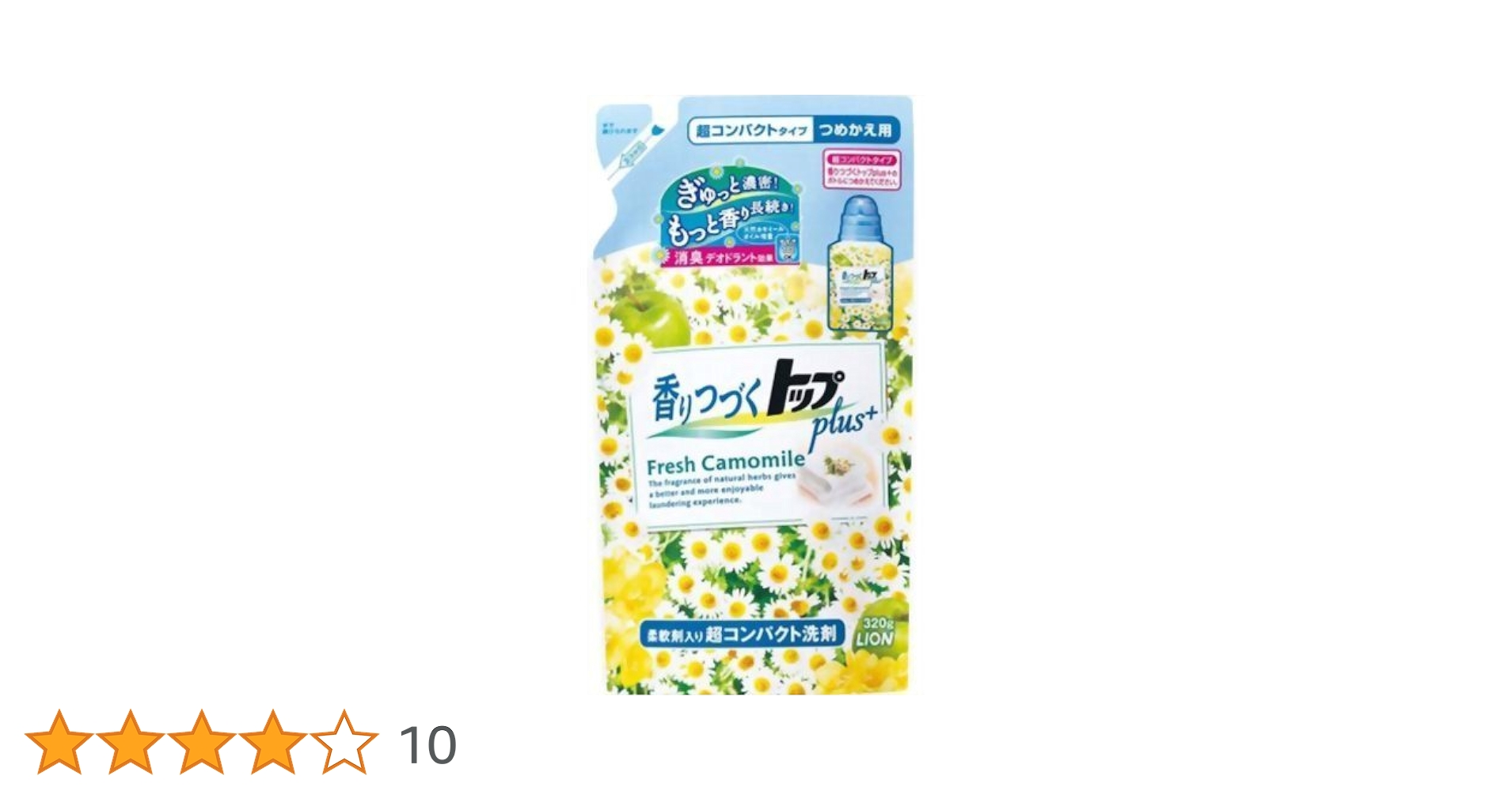 香りつづくトップ フレッシュカモミール 810g つめかえ用×5 Amazon | 香りつづくトップ フレッシュカモミール 柔軟剤入り