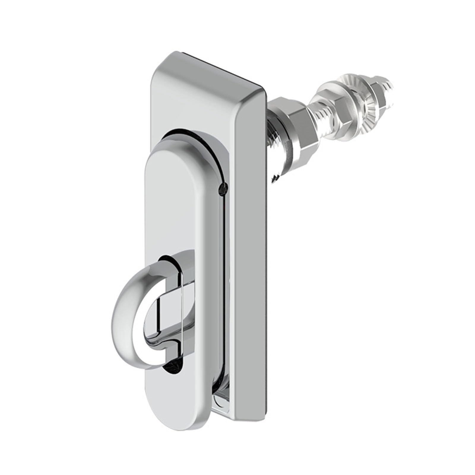 Serrure électronique d'armoire avec poignée pivotante robuste