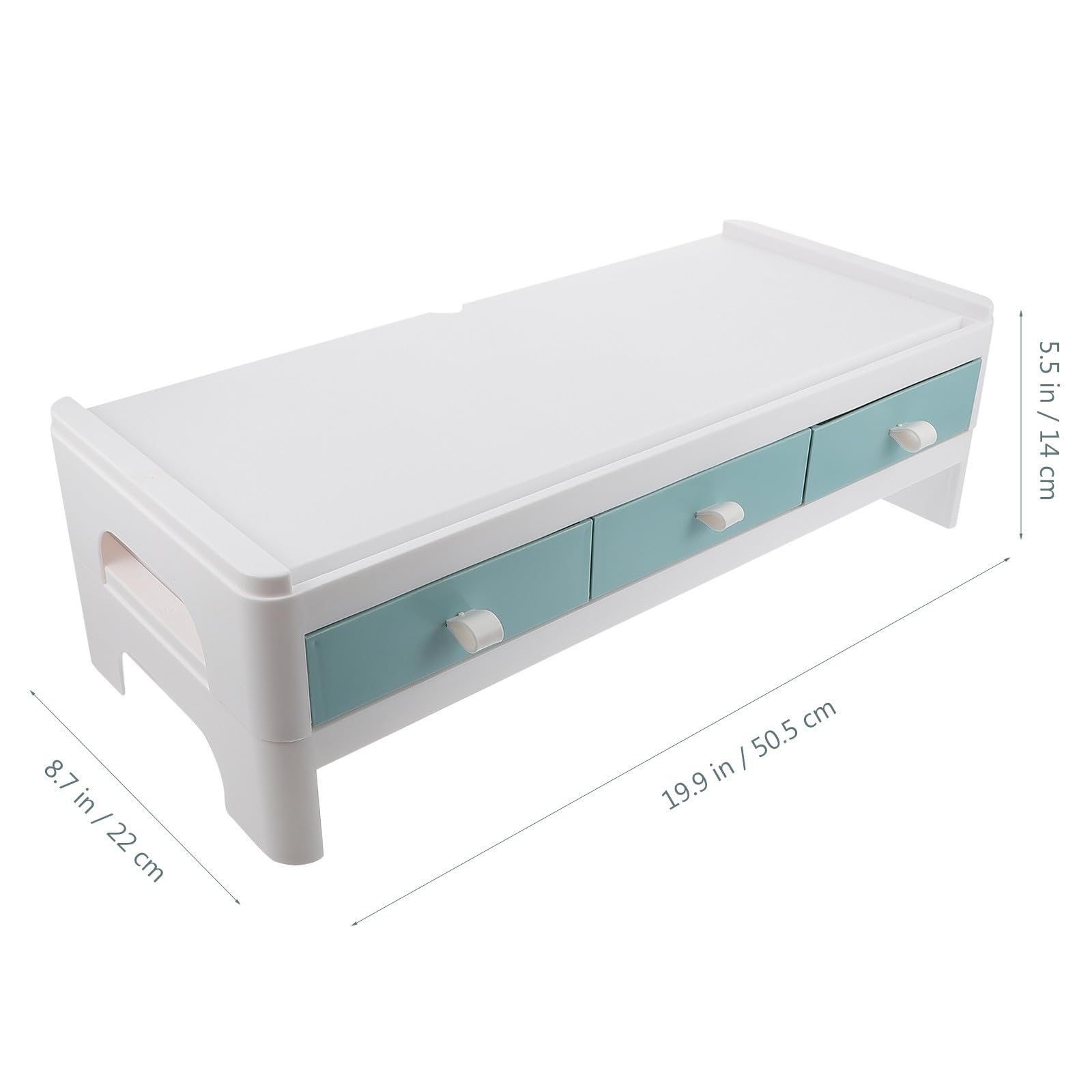 Soporte de Monitor de Plástico para Computadora, Elevador de Pantalla