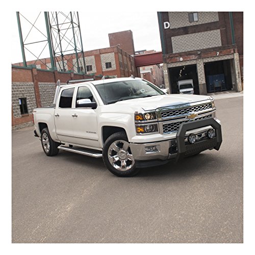 Image of ARIES 2164001 AdvantEDGE Black Aluminum Truck Bull Bar, Select Chevrolet Silverado, GMC Sierra 2500, 3500 HD
