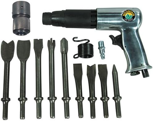 Mountain 7330 Hammer Air with 9 Piece Chisel Set