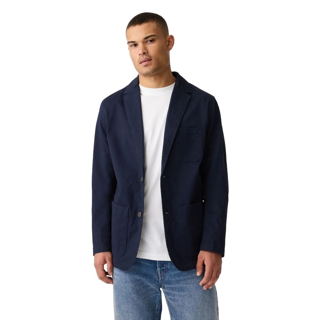 gap Men's Notch Collar Single-Breasted Blazer-picture-29