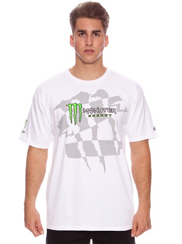 Monster Energy Camiseta Dazed Blanca L