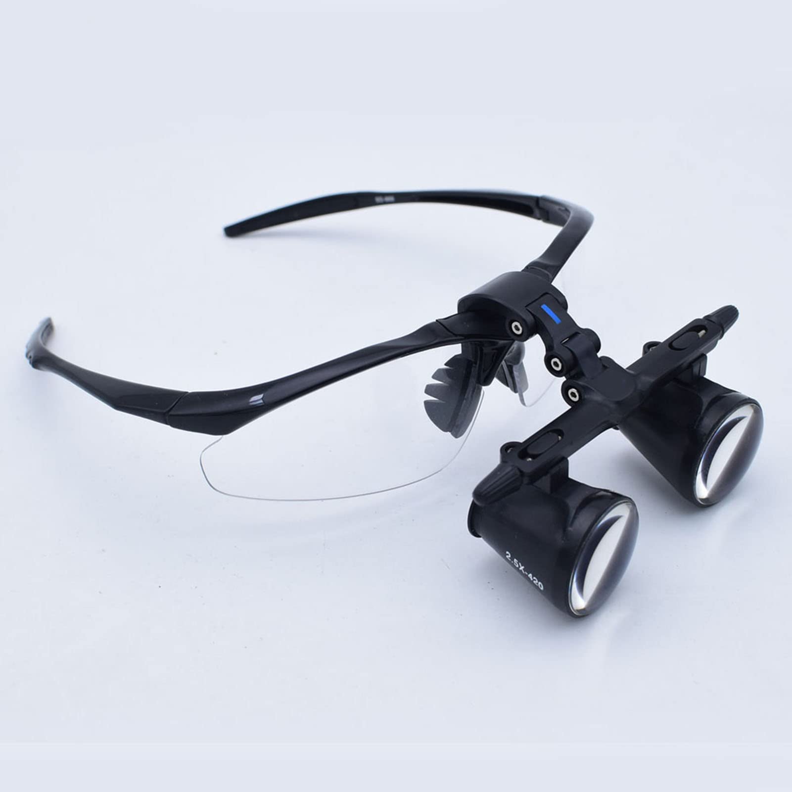 asdchZen Magnifying Glass Binocular Loupes Dental Surgical Magnifiers Optical Magnifying Glasses Detachable Headband Magnifier For Jewelry,Arts,Crafts And Close Work