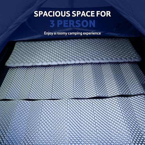 Image of Naturehike Bleik-A 2-3 Person Camping Tent, Waterproof Double Layer Lightweight Backpacking Tents for Camping