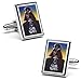Gemelolandia | Manschettenknöpfe Star Wars Darth Vader Movie Poster Cufflinks | Geschenke für Hochzeiten, Kommunionen, Taufen und Andere Feierliche Anlässe