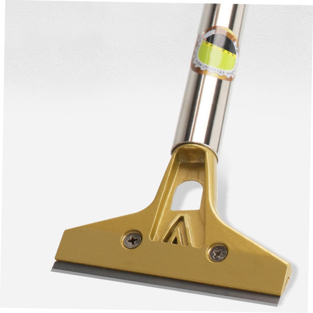 Homoyoyo Raspador de Limpieza Metálico Mango Ergonómico Herramienta Manual para Quitar Pegatinas y Lechada Tamaño Pequeño Adecuado para Hogar Talleres y Escuelas