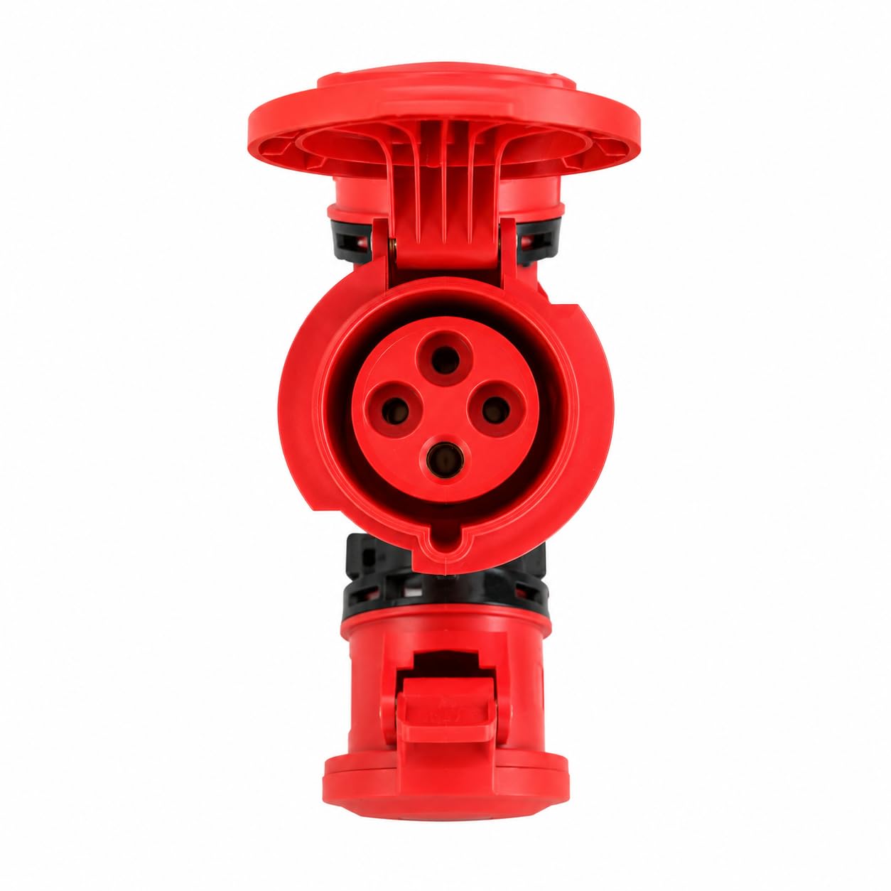 Adaptador CEE Caravana y Camping - Enchufe Industrial 3 Tomas 3P+T 16A IP54 380V SpeedPRO