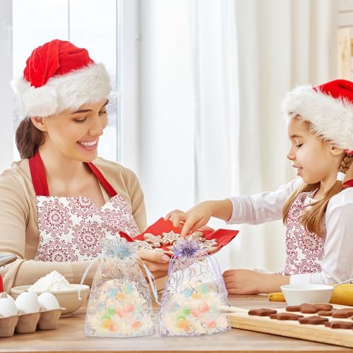 Bolsas de Organza para Joyas Guardar Elementos de Costura y Cosméticos 7