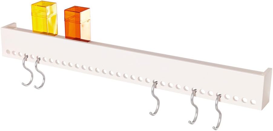Nomess Copenhagen So-Hooked 90 Wall Rack - Pure White