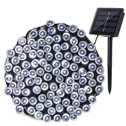 Joomer Solar String Lights 72ft 200 LED 8 Modes Outdoor String Lights Waterproof