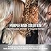 SUNATORIA New Keratin Purple Hair Mask- Blonde Hair Purple Toner - Repair & Nourishment Treatment For Bleached, Brassy Hair - Blue Hair Mask, No Yellow Tones - Deep Conditioner For Color Treated Locks