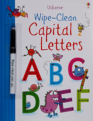 Wipe-Clean Capital Letters (Wipe Clean Books)