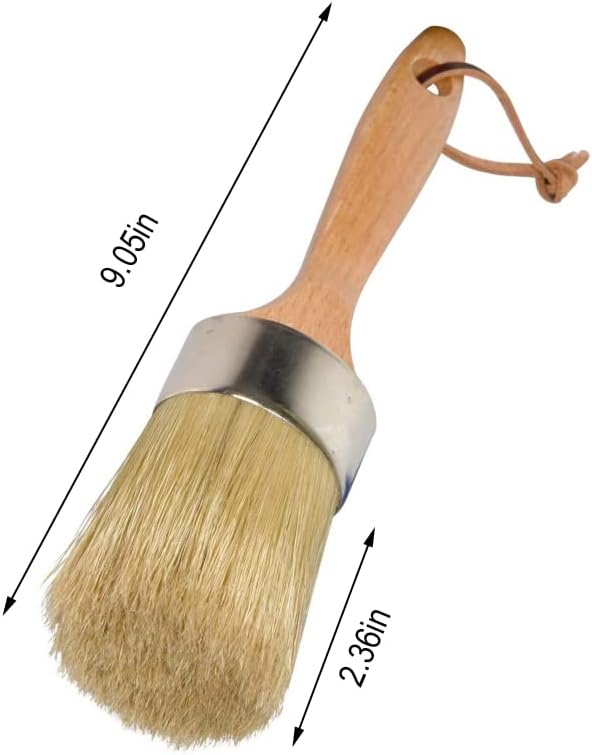 Paint Brushes,Angle Brushes,Paint Tools, Paint Brush Paint Brushes for Wood Furniture DIY Bristle Brush Painting Waxing Tool Wooden Handle