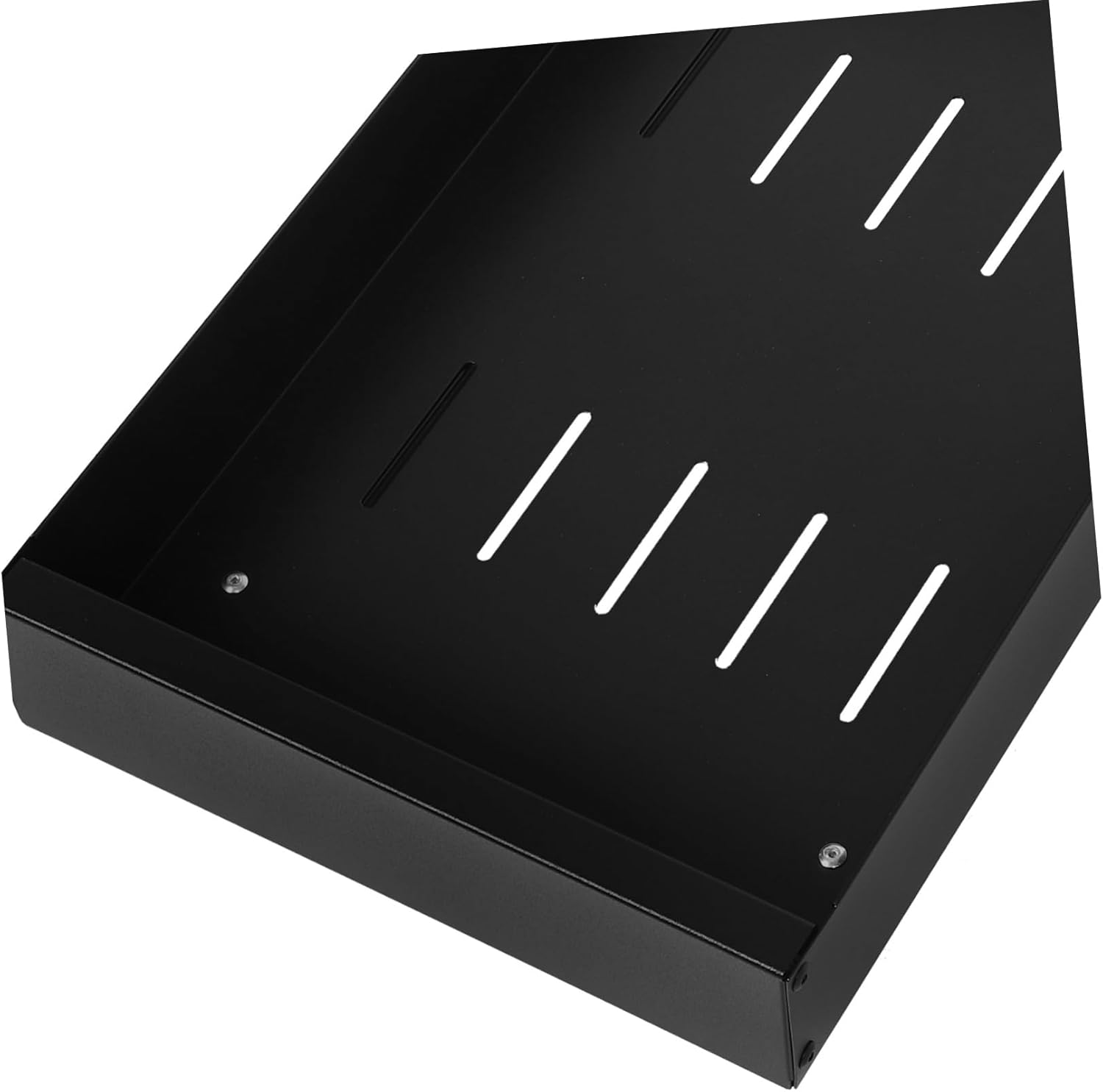 Mobestech Slide Out Dish Storage Rack Compact Drying Rack for Kitchen Under Cabinet Pull Out Shelves Nano Adhesive Strip