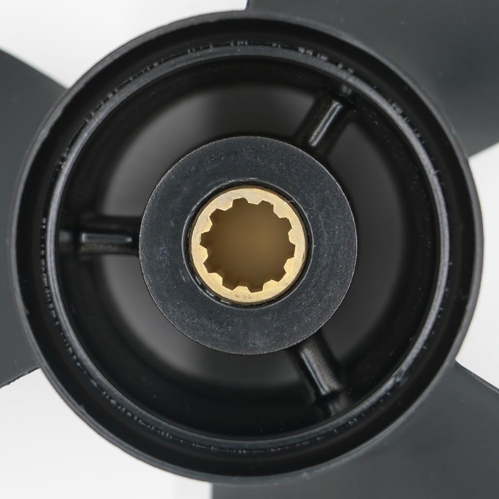 Elica 9.9x11 per Tohatsu per Mercury per Nissan 25HP 28HP 30HP Motore fuoribordo in lega di alluminio 10 Spline 3R0B645230 Accessori per motori fuoribordo