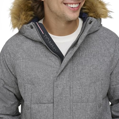 Image of Tommy Hilfiger Mens Quilted Snorkel Parka Coat