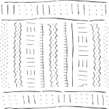 Designer Stencils Mudcloth All Over Stencil (10 mil Plastic)