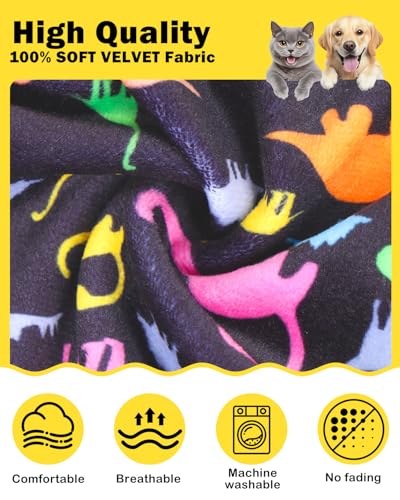 Image of CuteBone Dinosaur Costume Dog Shirt, Stretchy Velvet T-Shirt Clothes for Small Dogs, Soft & Breathable Pet Tee Outfit Cat Apparel for Daily Wear, Cozy Pullover Design Puppy Fashion COSBX01S