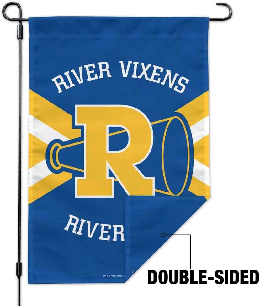Riverdale River Vixens Cheer Logo Garden Yard Flag