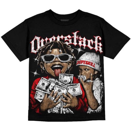 Image of DopeSkill Graphic Tee Streetwear Hypebeast Hip Hop Unisex Premium T-Shirt Sneaker Colour Matching Shirts Gift for Sneakerhead
