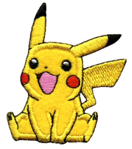 稲垣服飾 ポケモン シールワッペン ピカチュウ シール アイロン両用 PXS001