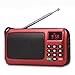 Produktbild HMY Mini-MP3-Wiedergabe Beweglichen FM Radio Musik-Player-Lautsprecher TF USB Mit Taschenlampe Stereo-Karte Kleine Lautsprecher Radio Für Ältere Menschen,A