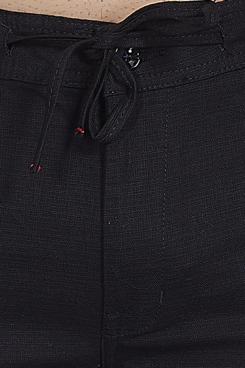 Image of DIVISIVE Men's Relaxed Fit Cotton Linen Blend Trousers