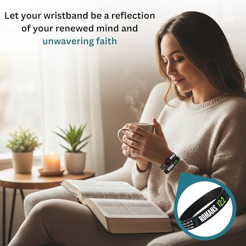 image for Ezekiel Gift Co. Christian Wristbands for Guys (6-pack) - John 3:16, R