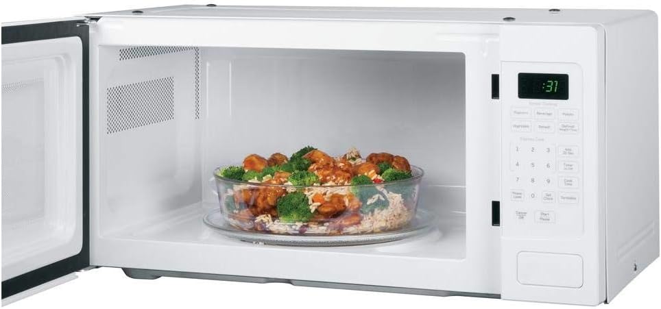 1.1 cu. ft. Countertop Microwave Oven with 800 Watts, 10 Power Levels, Sensor Cooking Controls, Glass Turntable, Optional Hanging Kit and Control Lockout