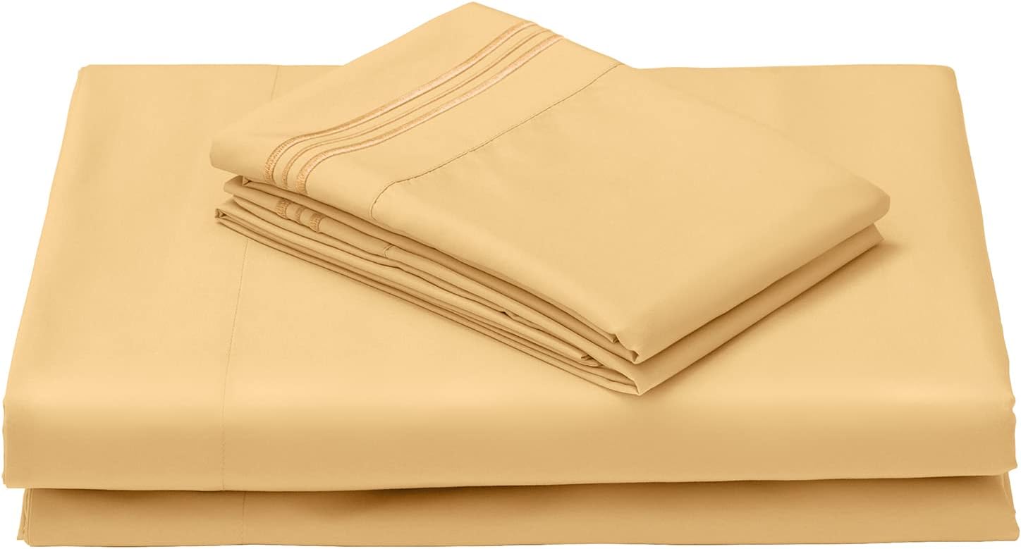 REDKEY Queen Sheet Set with Deep Pocket 4 Pieces Microfiber