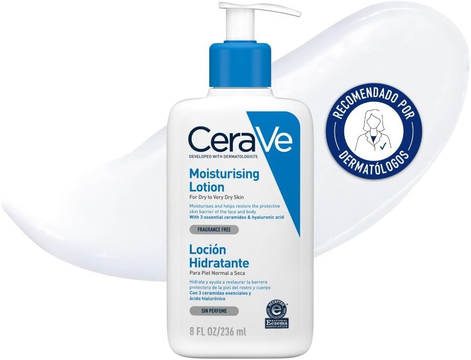 CeraVe loción hidratante corporal para piel seca con ceramidas