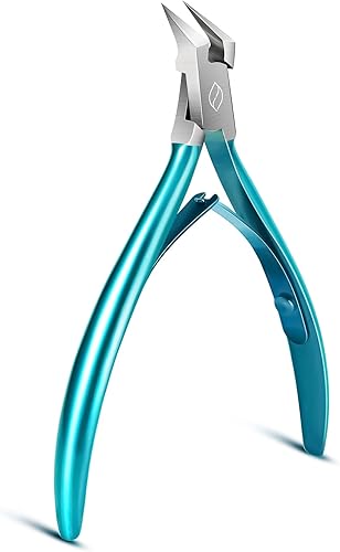 Miniatura 18 de FERYES Cortaúñas para uñas de los pies, hoja recta para uñas gruesas, cortaúñas para uñas gruesas y encarnadas, herramientas de forja de alta