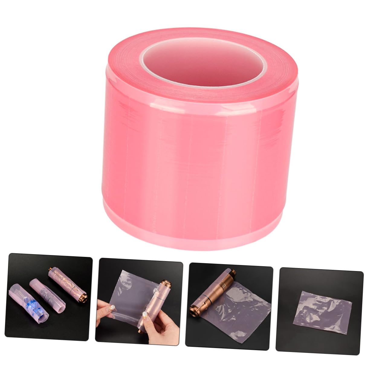 MAGICLULU Perforated Disposable Barrier Tape for Tattoos Design Hypoallergenic Protective Film for Skin Safety and Hygiene
