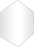 Vista 66 de Deco 79 Espejo de pared simplista de madera con marco minimalista fino, 24 x 1 x 24 pulgadas, blanco