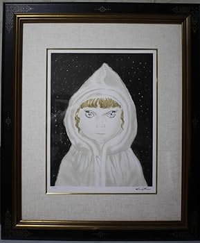 Amazon.co.jp: □真作□藤田嗣治 「雪童子」石版画（リトグラフ