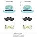 Big Dot of Happiness Dashing Little Man Mustache Party - Baby Shower or Birthday Party Centerpiece Sticks - Table Toppers - Set of 15
