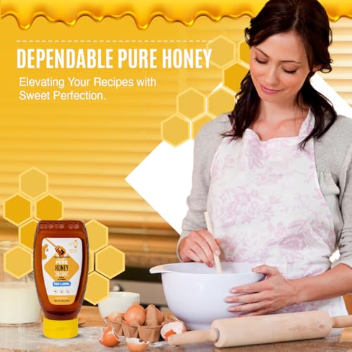 Honey Raw Dependable Food 16 oz botella exprimible miniatura 3