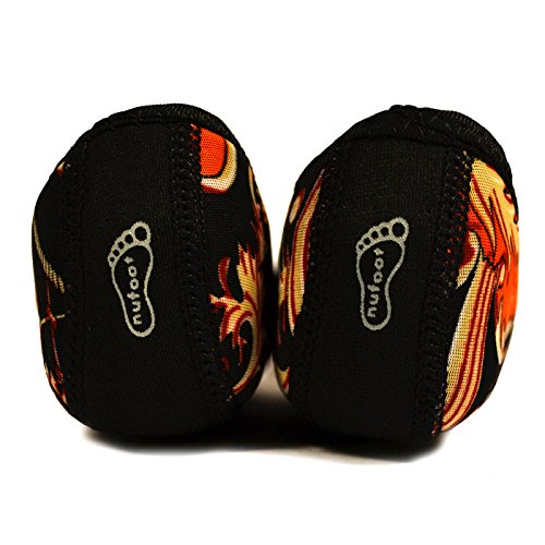 Nufoot Ballet Flats Women's Shoes, Foldable & Flexible Flats, Slipper Socks, Travel Slippers & Exercise Shoes, Dance Shoes, Yoga Socks, House Shoes, Indoor Slippers, Gold Baroque, Medium #TOP2