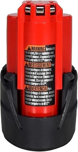 Miniatura 4 de Milwaukee 48-11-2425 Batería de iones de litio de 12 voltios de alto rendimiento CP2.5Ah, paquete de 2 unidades