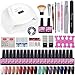 Produktbild Saint-Acior Gel Nagellack Gelnägel Nagelset 54 UV/LED Nageltrockner für uv Nageldesign 20 Trend Farben uv Lacken gellack Set Starterset