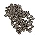 Hztyyier 100 Stück Metall-Abstandsperlen, 3 Mm Lochdurchmesser, Antike Bronze-Abstandsperlen für DIY-Halsketten-Armband-Fußkettchen-Schmuckherstellung