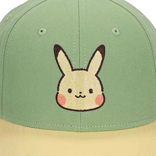 Pokemon Chibi Pikachu Women's Green Baseball Cap #TOP2