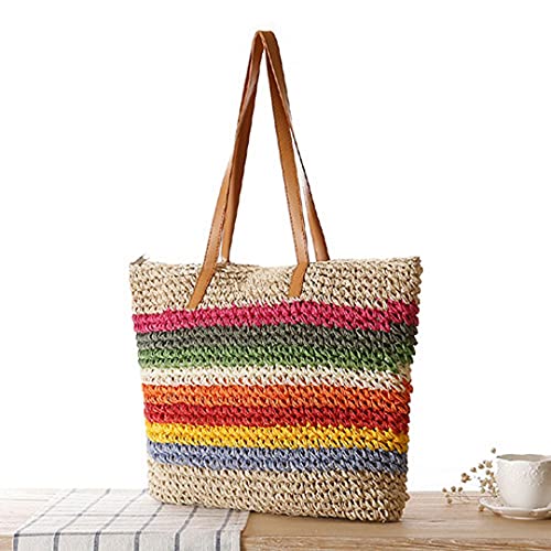Bolso Tote de algodón tejido a mano QZUnique miniatura 3