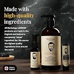 2-in-1 Beard and Face Moisturizer with Jojoba Oil, Argan Oil, and Avocado Oil, Conditions Dry, Itchy and Coarse Facial Hair, 10oz Pump Bottle - Image 5